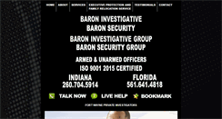 Desktop Screenshot of baroninvestigativegroup.com